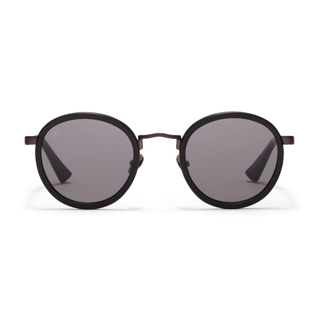 Taylor Morris ZERO sunglasses in matte black with grey lenses