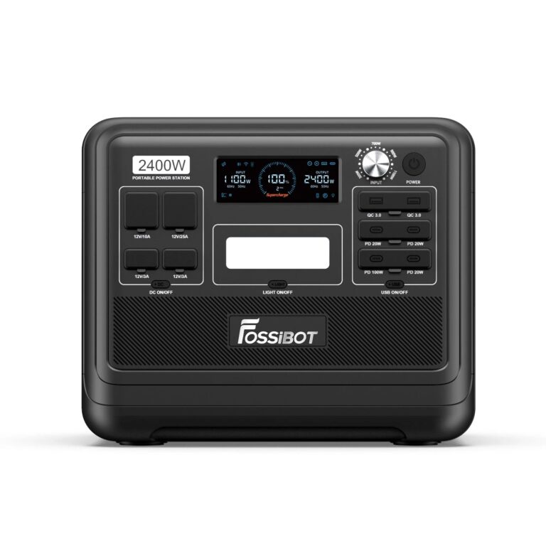 FOSSiBOT F2400 2000Wh power station front view