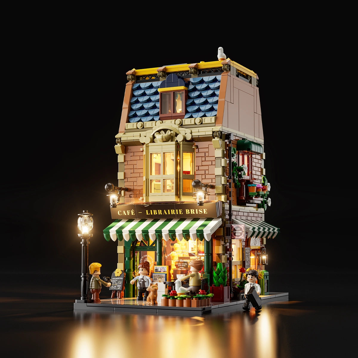 Lumibricks Book-Cafe light up building set