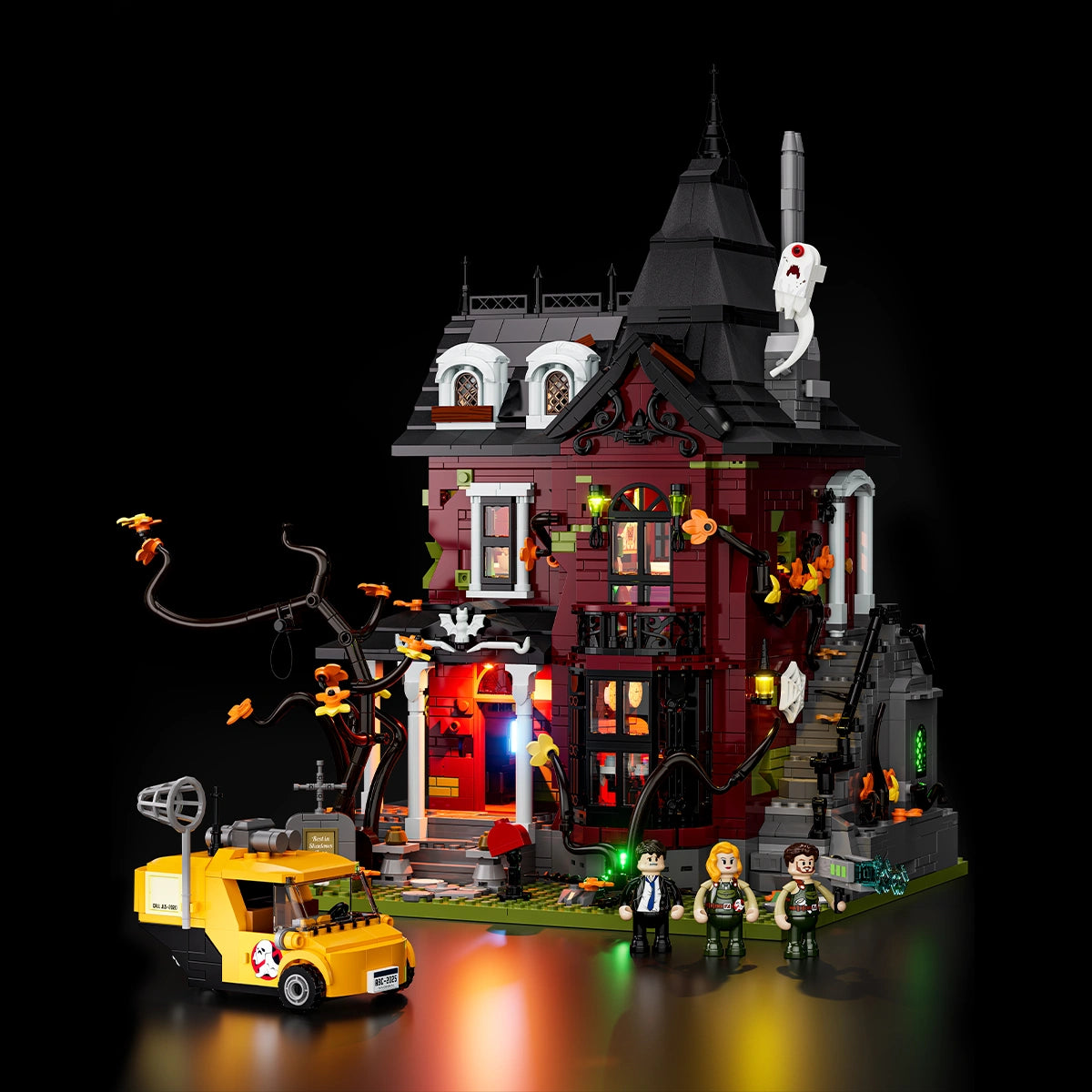 Lumibricks Midnight Haunted Mansion light up building set